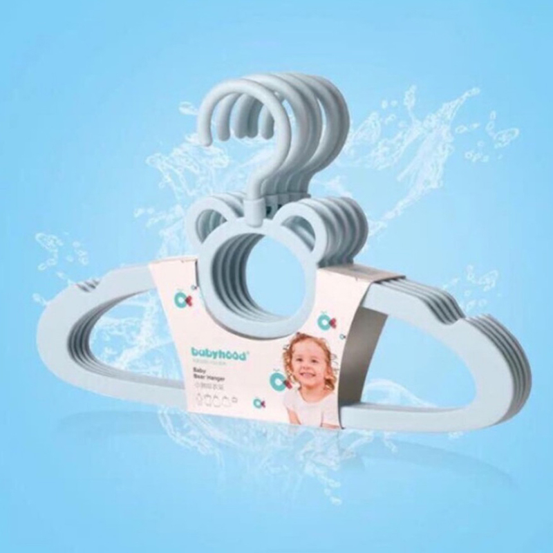 Móc treo quần áo trẻ em Babyhood màu xanh