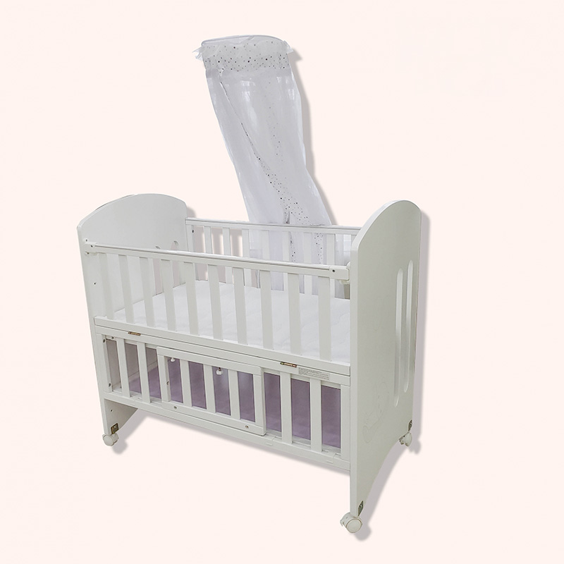 Nôi cũi gỗ Umoo tích hợp