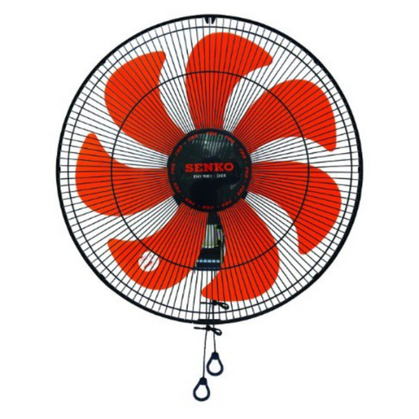 Quạt Treo Tường Senko Hai Dây TC1622 Đen Cam
