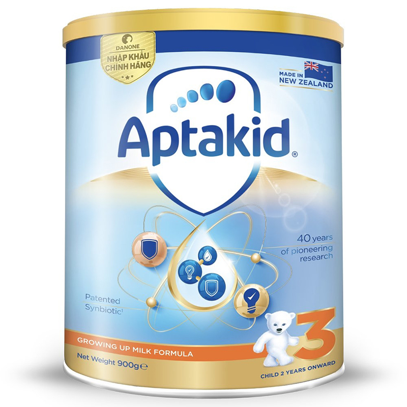 Sữa Aptakid - Aptamil New Zealand số 3 900g (Trên 2 tuổi)