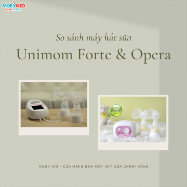 So sánh máy hút sữa Unimom Forte và Unimom Opera