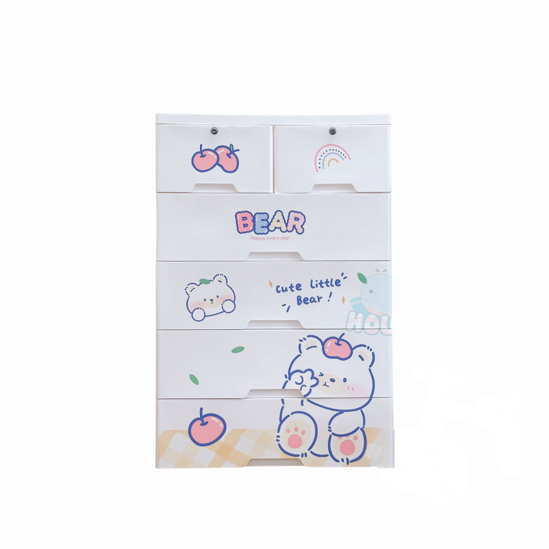 Tủ Nhựa 5 Ngăn Kéo Holla HL09235 Bear