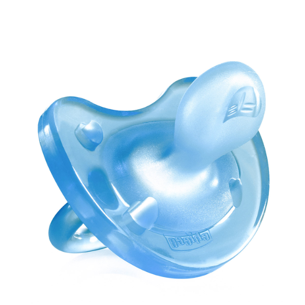 Ty Ngậm Chicco Silicon Physio Soft Xanh Ngọc 6-12M