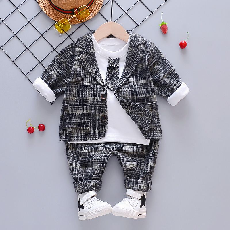 V521 - Set Đồ Vest Thanh Lịch Cho Bé Trai - Màu Đen