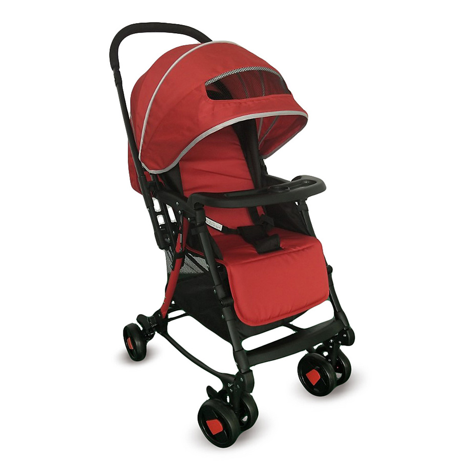 Xe đẩy 2 chiều có bập bênh Gluck C7 (màu đỏ)