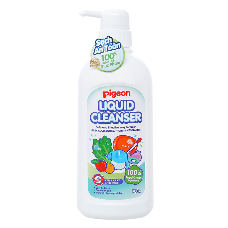 Dung Dịch Súc Rửa Bình Sữa Pigeon 700ml