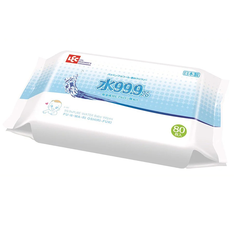 Giấy ướt LEC nước tinh khiết 99,9% E161 80 tờ