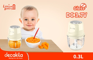 Máy Xay Cầm Tay Dùng Pin Decakila KMMG008E