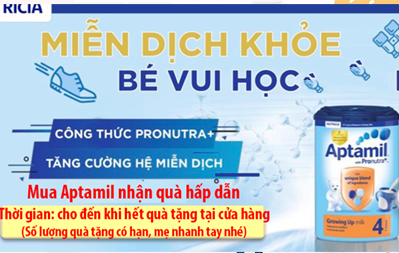 Mua sữa Aptamil cho bất nhận quà siêu hấp dẫn