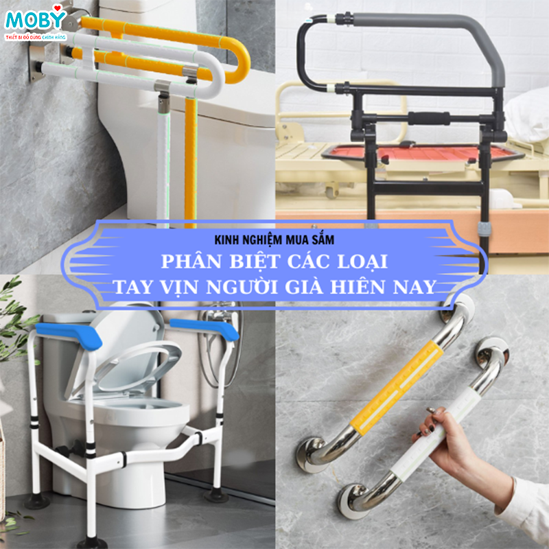 Phân Biệt Các Loại Tay Vịn Cho Người Già Trên Thị Trường Hiện Nay