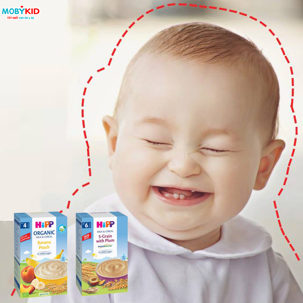 Review bột ăn dặm HiPP cho bé từ 4 tháng tuổi
