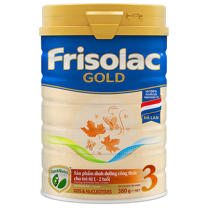 Sữa bột Frisolac Gold 3 380g (1-2 Tuổi)