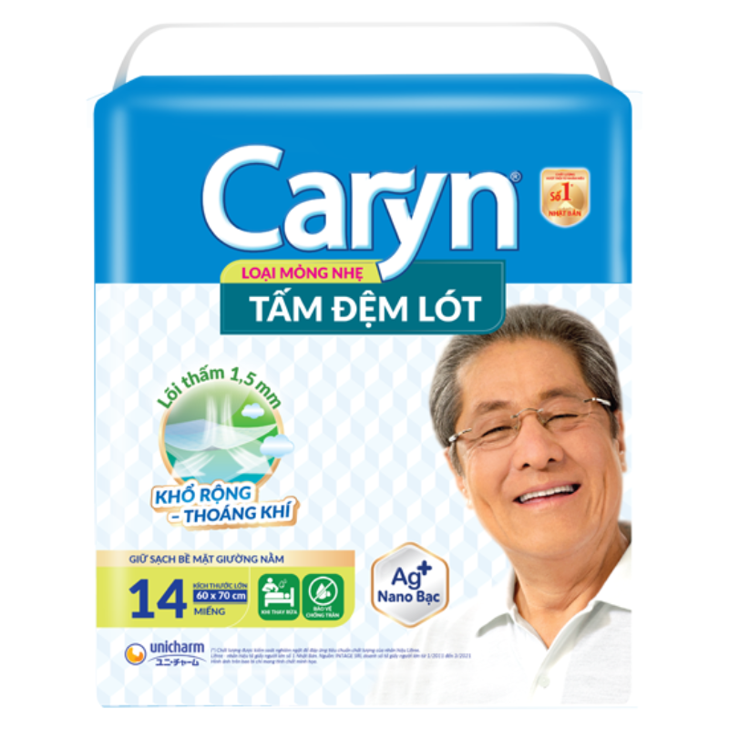 Tấm Đệm Lót Mỏng Nhẹ Caryn Size XL 14 Miếng