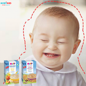 Review bột ăn dặm HiPP cho bé từ 4 tháng tuổi