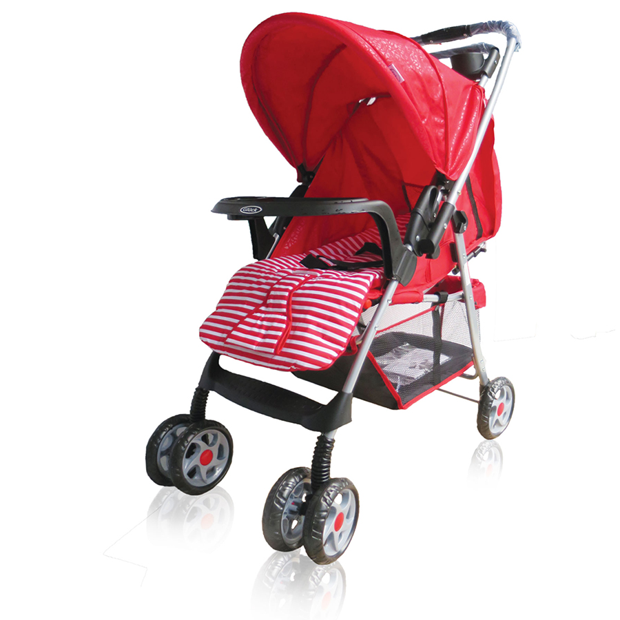 Xe đẩy 2 chiều Gluck C8M màu đỏ