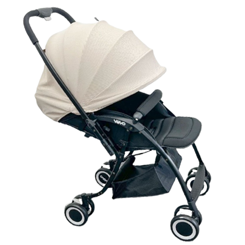 Xe Đẩy Vovo 2 Chiều Premium VO-0207 - Màu Kem