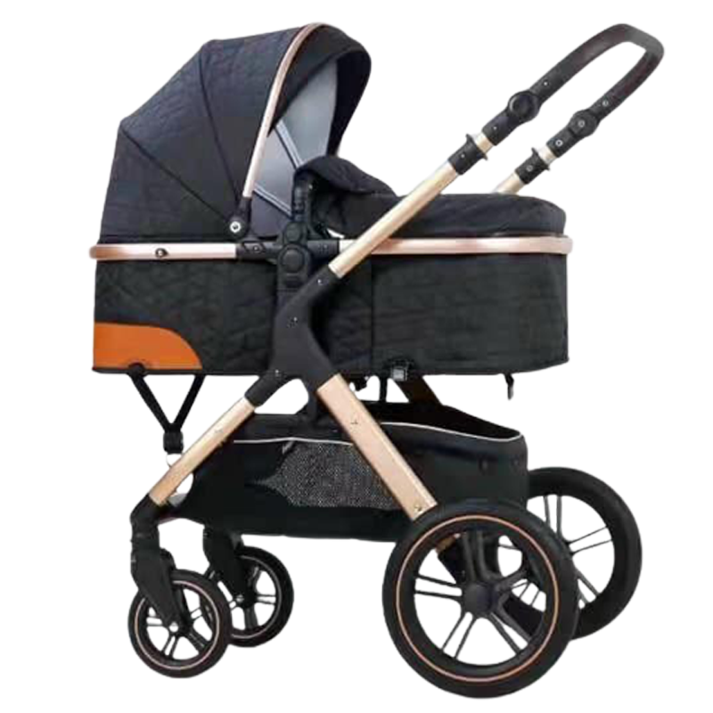 Xe nôi gấp gọn Belecoo PM-02128 màu đen