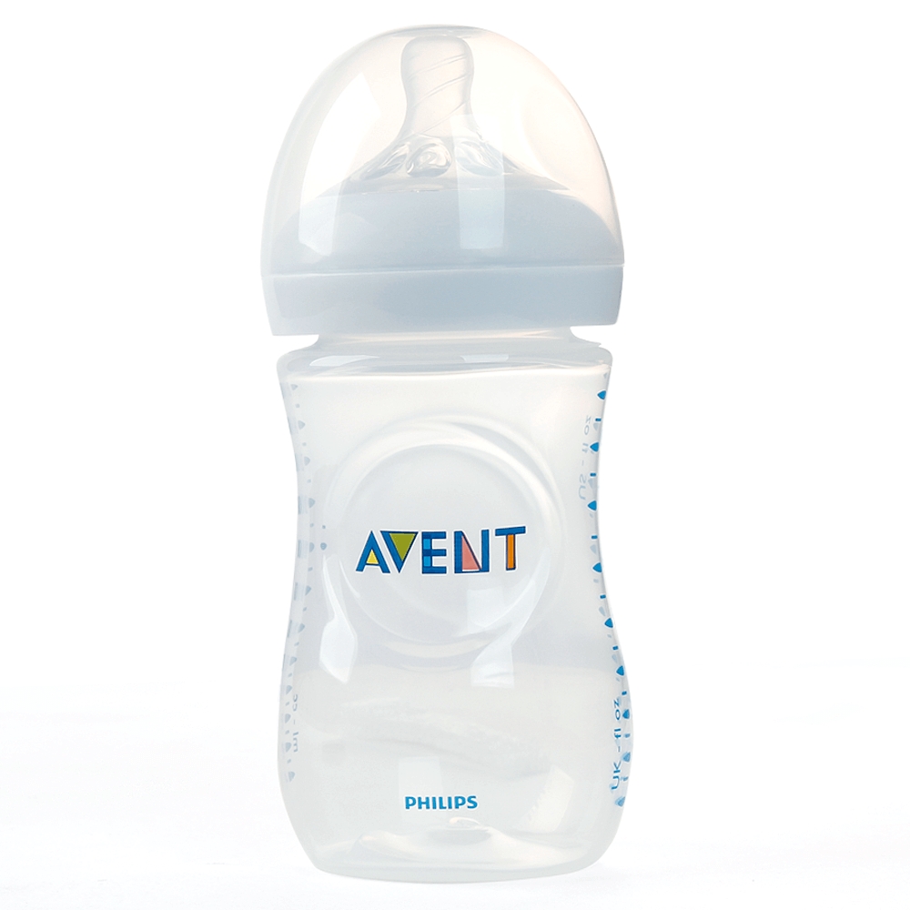 Bình sữa Philips Avent Natural nhựa PP BPA Free cổ rộng mô phỏng tự nhiên 260ml (SCF693/13)