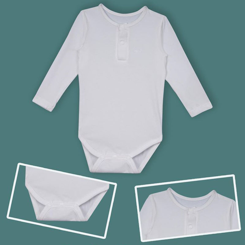 BOC005.white- Bộ body dài tay chui đầu cúc trụ giữa- Bu