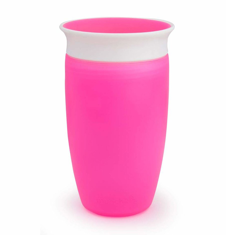 Cốc tập uống 360 độ lớn Munchkin 296ml màu hồng