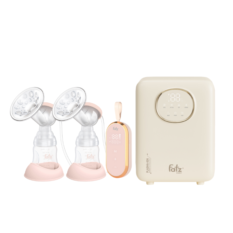 Combo Máy Hút Sữa Điện Đôi Fatzbaby Resonance 5 + Máy Tiệt Trùng Sấy Khô Khử Mùi UVC-LED Công Nghệ Nano Plasma Ion Fatzbaby PLASMAX 11