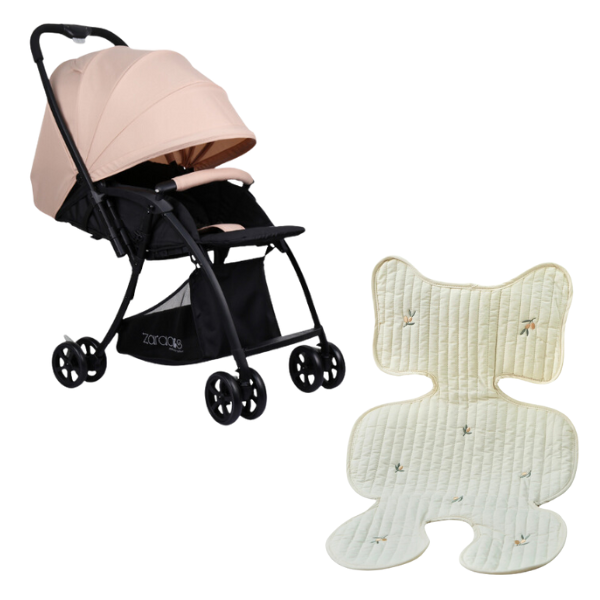 Combo Xe Đẩy Trẻ Em Zaracos Aliko 9056 + Đệm Lót Xe Đẩy Zaracos 0356