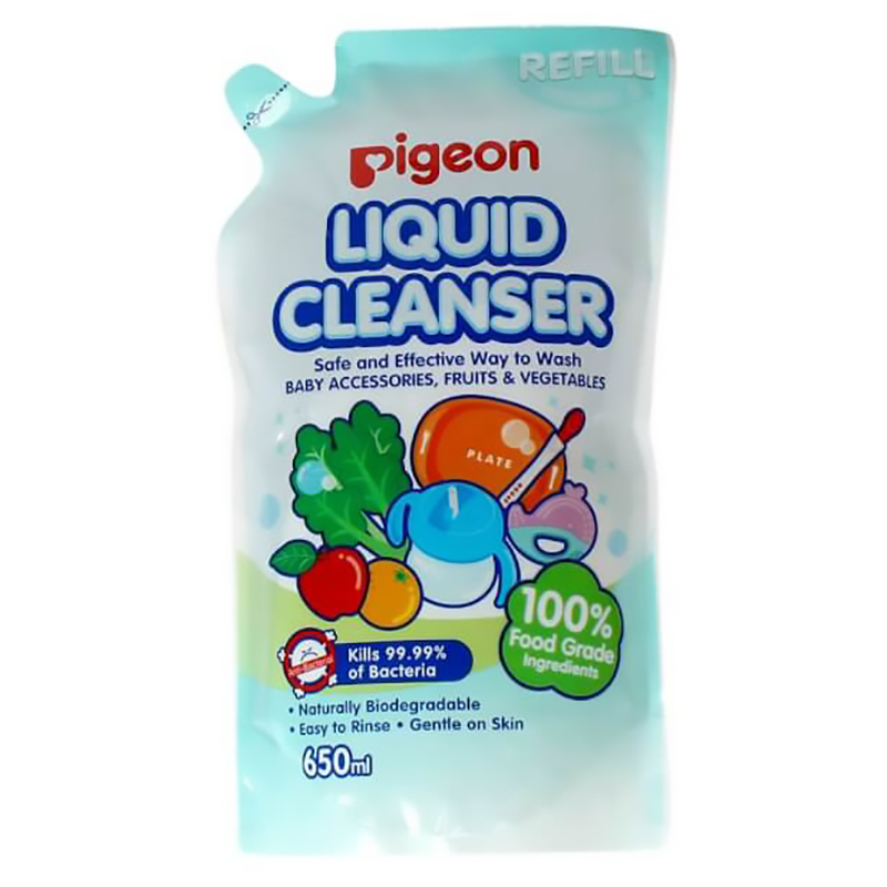 Dung Dịch Súc Rửa Bình Sữa Pigeon 650ml