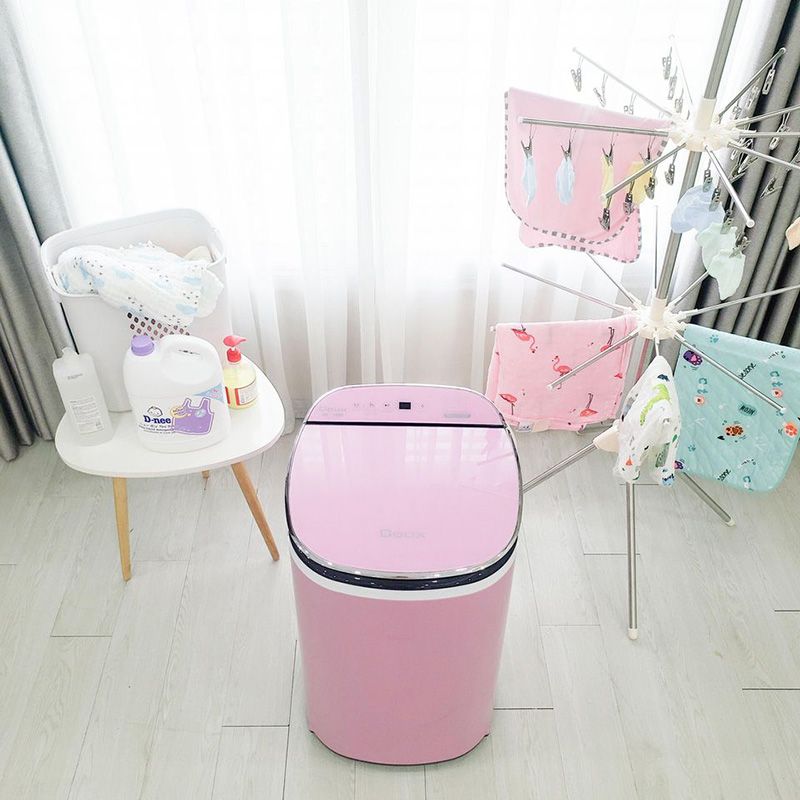 Máy Giặt Mini Doux Lux 1340 Màu Hồng