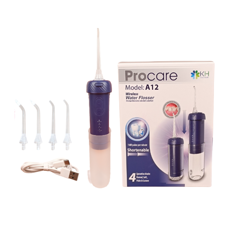 Máy Tăm Nước Du Lịch Procare A12 - Màu Xanh