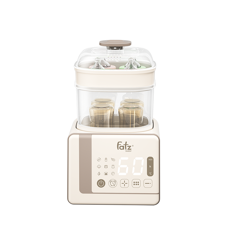 Máy Tiệt Trùng Sấy Khô Nấu Cháo Thông Minh Tích Hợp Máy Hâm Sữa Fatzbaby Captain 3 - FB4326SL