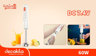 Máy Xay Cầm Tay Dùng Pin Decakila KMJB037W