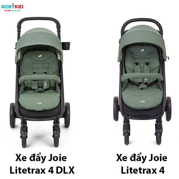 So sánh xe đẩy Joie Litetrax 4 DLX và Joie Litetrax 4