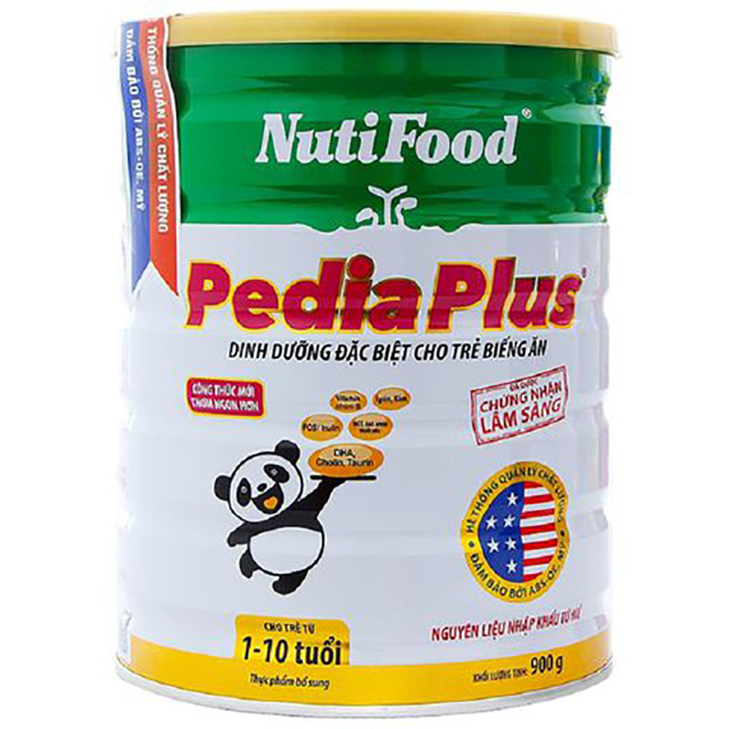 Sữa bột Pedia Plus lon 900g (1 - 10 Tuổi)