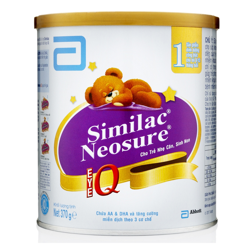 Sữa Similac Neosure Eye-Q 370g (0-12 tháng)