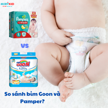 So sánh bỉm Goon và Pamper cho bé, nên mua loại nào?