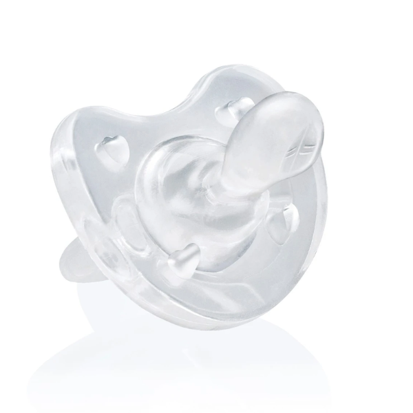 Ty Ngậm Chicco Silicon Physio Soft Trắng 0M+