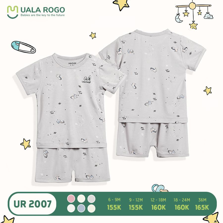 UR2007.3 - Bộ quần áo cộc tay Uala Rogo - Xám