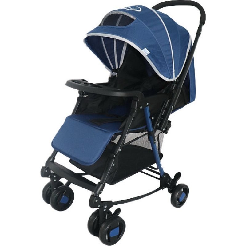 Xe đẩy 2 chiều có bập bênh Gluck C7 (màu xanh)