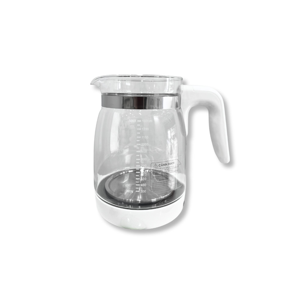Bình Đựng Nước Thân Thủy Tinh 1300ml Fatzbaby Quick 12 Plus+ - FB3504HB