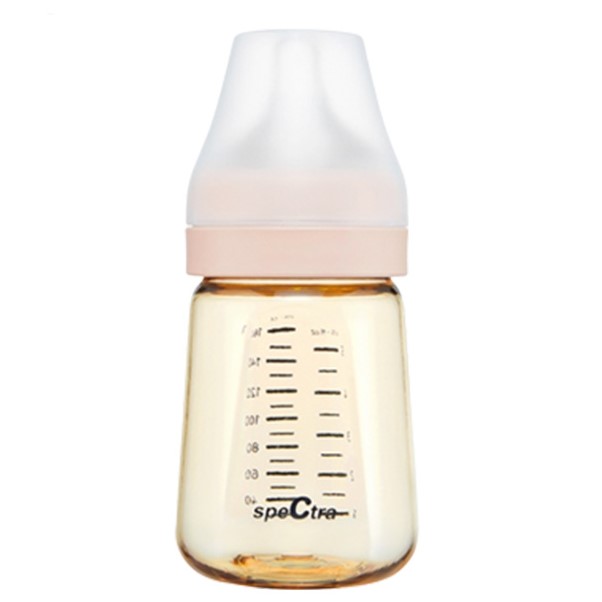 Bình Sữa PPSU Cổ Rộng Spectra 160ml Màu Vàng
