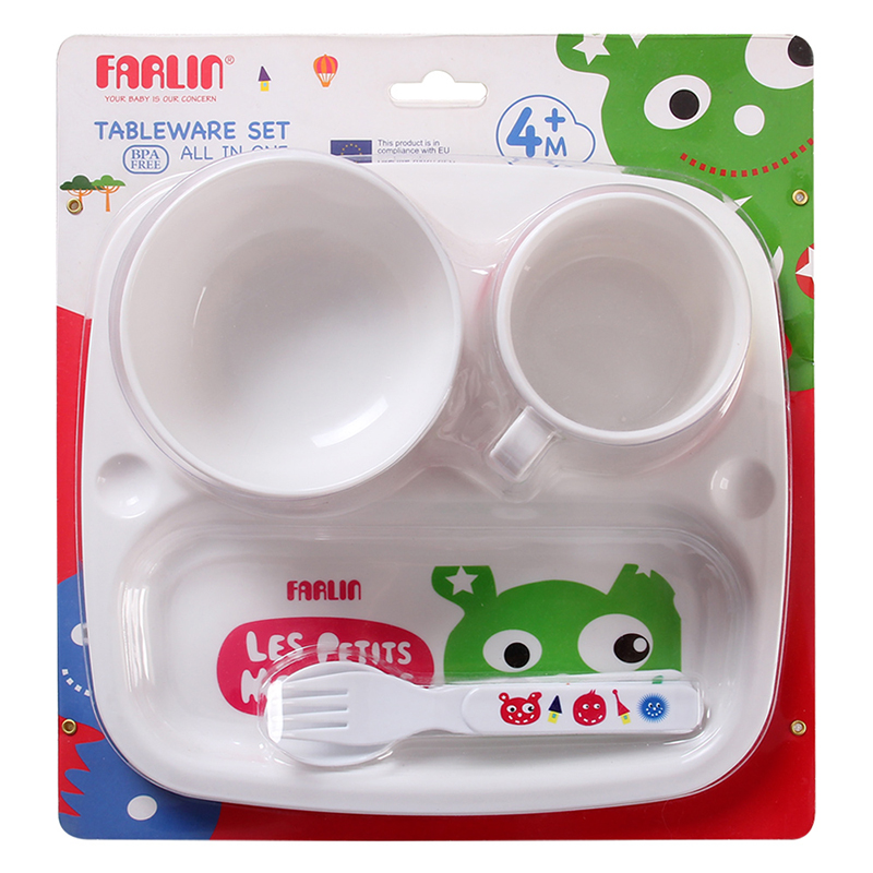 Bộ bát tập ăn dặm Farlin PER-246