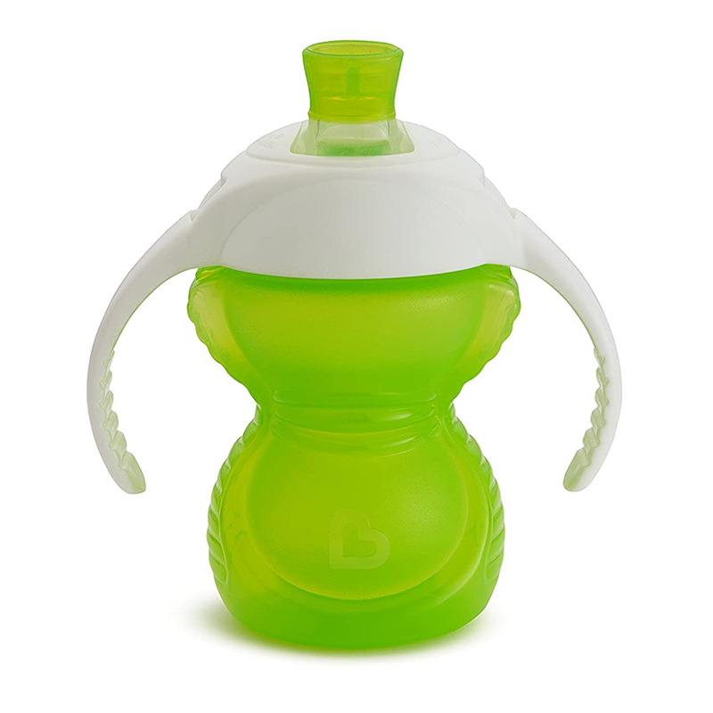 Cốc tập uống đầu siêu dai Munchkin 207ml màu xanh lá