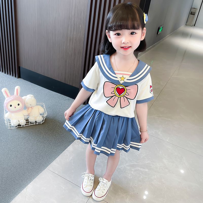 DV515 - Đầm Thuỷ Thủ Mặt Trăng Cho Bé Gái