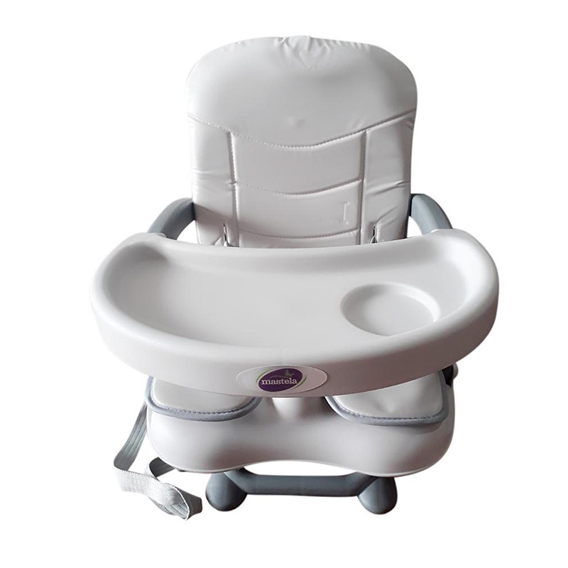 Ghế ăn du lịch điều chỉnh độ cao có nệm Mastela 1013-A - Màu ghi