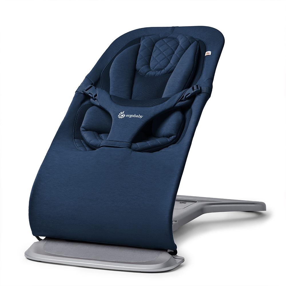 Ghế Rung Cho Bé 3 Trong 1 Ergobaby Evolve Bouncer – Midnight Blue