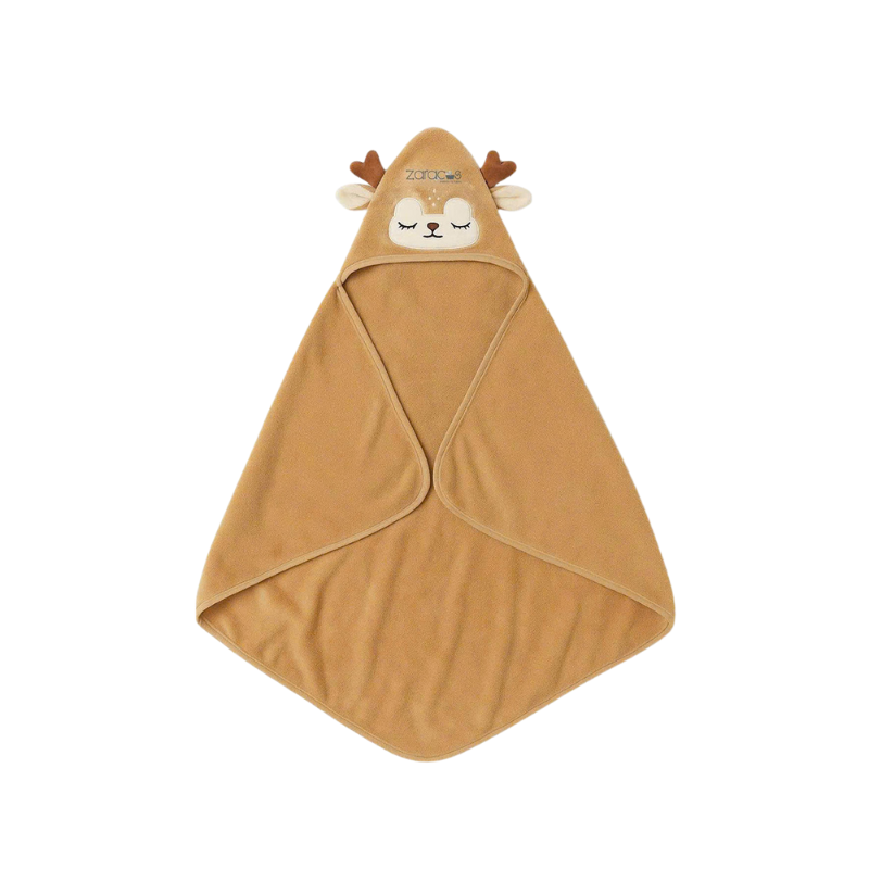 Khăn Choàng Vải Nhung San Hô Siêu Mềm Zaracos Tuần Lộc