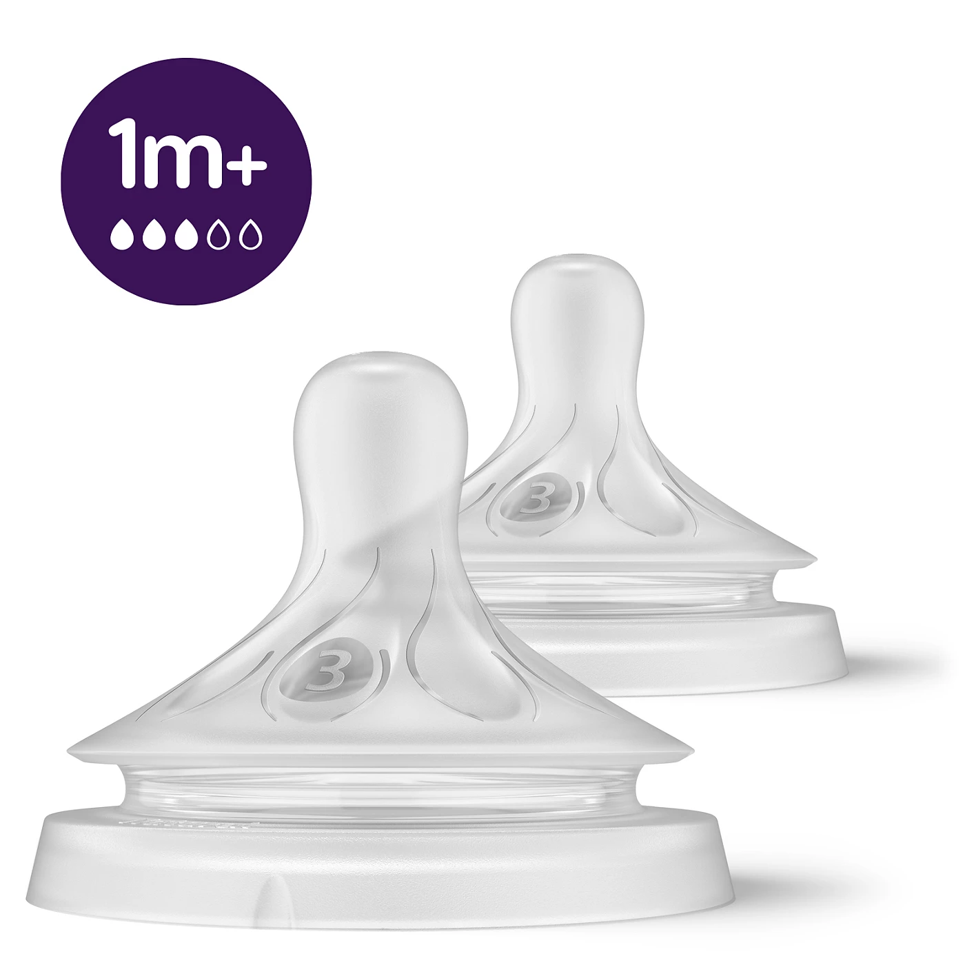 Núm Ty Mô Phỏng Tự Nhiên Philips Avent SCY963/02 (1m+)