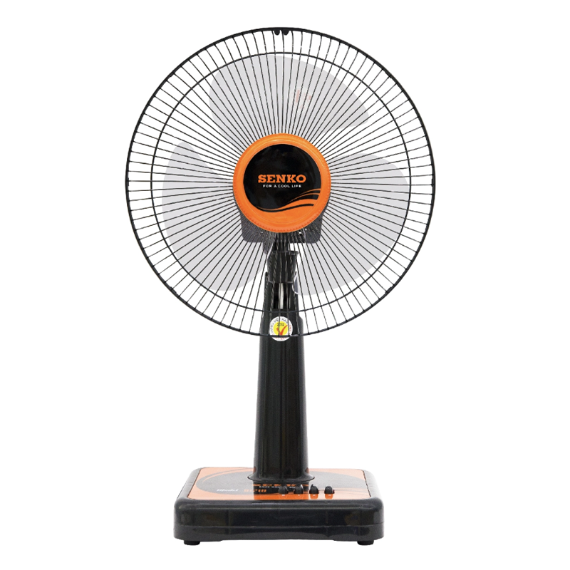 Quạt Bàn Senko B1210 Đen Cam