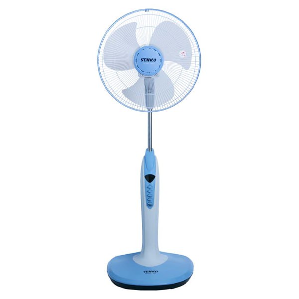 Quạt Đứng Có Đèn Senko DD1602 Kem Môn