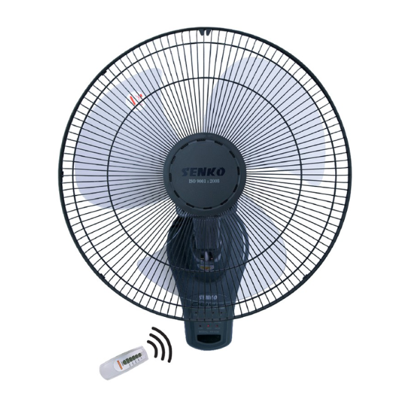 Quạt Treo Tường Senko Có Remote TR1683 Xám Đồng
